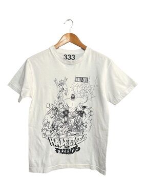 HALF EVIL x KODONE 333 White Graphic Tee